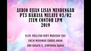 A derma b cukai c zakat d keperluan keluarga 11 pemilik harta secara individu dalam islam ialah a melalui harta yang. Ujian Mendengar Bahasa Melayu Item Contoh 2019 Youtube