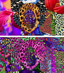 Film Stills From Fashion Film Electric Jungle By Mat Maitland Promoting Kenzo S Resort 2013 Collection Pic 5 Neon Jungle Printing On Fabric African Pattern