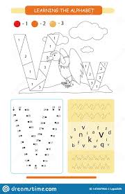 Presentation of the alphabet through song and practice. Letter V And Funny Cartoon Vulture Animals Alphabet A Z Coloring Page Printable Worksheet Handwriting Practice Connect The Do Stock Vector Illustration Of Education English 147007966