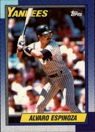 Yahoo fantasy baseball mlb rally mlb rally quick pick postseason bracket challenge the vault r.b.i. 1990 Topps 791 Alvaro Espinoza Nm Mt
