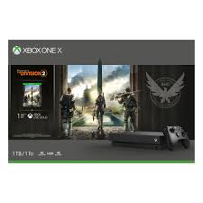 Xbox es la aplicación compañera ideal de xbox one. Microsoft Xbox One X 1tb Division 2 Bundle Black Cyv 00255 Walmart Com Xbox One Xbox Xbox One Console