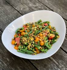 We gave kojo a lift because he _____ missed his bus. Green Bean And Tomato Summer Salad Toby S Plate