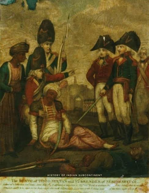 Tipu Sultan's hunting cheetah from 1799