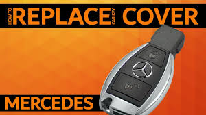 Mercedes How To Replace Car Key Cover Youtube