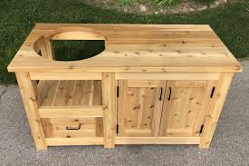 big green egg grill cabinet
