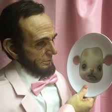 Abraham Lincoln got #SadPig, Which he felt like he could dig, He himself  was feeling sad, So getting SadPig made him glad, But then he and Pig were  not the same, So