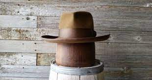 Fedora Style With Curled Brim Hats Vintage Hats For Men Cowboy Hats