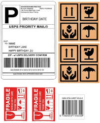 Shipping Label Box Cake Edible Cake Topper Image Shipping Etsy In 2020 Box Cake Edible Cake Toppers Edible Cake
