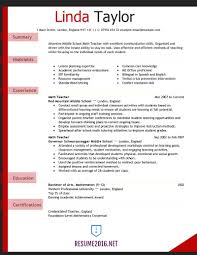 education sample teacher resume