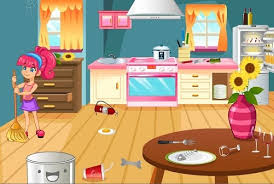 مساعدة الام تنظيف غرف المنزل العاب بنات House Decorating Games Girl House Gaming Decor