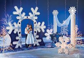 Just get out a supply of paper great to get the 'snowflake theme' mood going! Winter Theme Prom Ideas Event Ideas Decorations Winter Wonderland Decorations Winter Wonderland Theme Dance Decorations