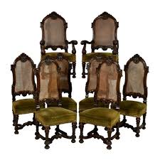 Victorian chairs, like all victorian items, are breathtaking. Lot Art A Set Of Eight Carolean Style Victorian Dining Chairs In Ca
