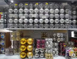 Fill them with flowers, seashells, glass balls, or candy. Image Of Dubai Uae December 2019 Beautiful Multicolored Christmas Balls In Christmas Market Sale Of Christmas Decorations And Baubles In The Store Christmas Ornaments Are In Plastic Boxes With Prices To Buy Je748276 Picxy