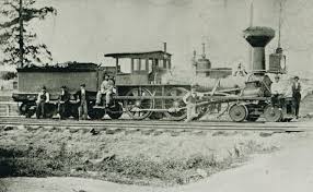 First Train Went Through Plain City July 4 1853 Columbus Piqua Indiana Railroad Locomotive Photo Piqua Train Pictures Plain City