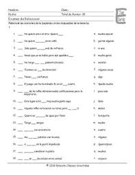 Quantifiers are very important words because they let us express the quantity of something. Quantifiers Spanish Matching Exam By English And Spanish Language Ideas