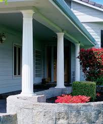 Replacing a damaged porch column isn't that hard, but position the post, and use the jack to raise the porch beam slightly until the old column can be removed. Columns Porch Posts Front Porch Columns Porch Columns Columns Home