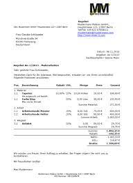 Fliesenarbeiten simpel halten und geld sparen die parallelverlegung im format 15 cm x 15 cm ist für dich am günstigsten. Angebot Schreiben Angebotsvorlagen Und Angebot Muster