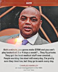 Charles Barkley shared his thoughts