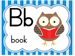 English alphabet coloring book page for children. Owl Alphabet Juffrou Met Hart