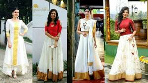 Onam Special Dresses For Girls Kerala Traditional Dress Designs For Girls Kerala Style Dress Traditional Dresses Designs Half Saree Designs Lehenga For Girls