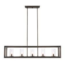 Golden Lighting Smyth Collection 5 Light Gunmetal Bronze Island Pendant 073lpmpgmt The Home Depot