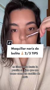 Nariz de bolita, así la maquillo 👃🏼 me costó mucho encontrar una técnica  que me hiciera sentir cómoda con ella ⭐️ así que te la comparto  #narizdebolita #narizancha #grwmmakeup #makeupprincipiantes ...