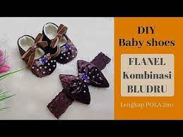 Tutorial Sepatu Bayi Dari Kain Flanel Kombinasi Kain Bludru Pola 2bln Youtube Sepatu Bayi Kain Flanel Kain