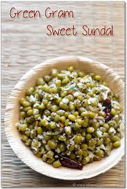 I made green gram (pachai payaru) sundal last week to post it here….amma makes the sweet version too by adding jaggery.its been raining sundal at home these days not because of navaratri but for posting it here 🙂 as we dont have the practise of keeping kollu at home, i have seen kollu only once. Paasi Payaru Sweet Sundal Recipe Green Moong Dal Sundal Sharmis Passions