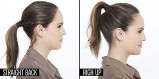 This Hair Hack Will Instantly Make Your Face Look Thinner Hair Hacks Ponytail Tricks Make Your Face Look Thinner