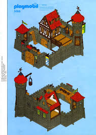 Mode D Emploi Playmobil Set 3666 Knights Choteau Fort Pont Levis Play Mobile Jeux Playmobil Chateau Playmobil