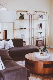 A Few Spring Touches In Our Living Room Brown Sectional Living Room Brown Living Room Living Room Sectional