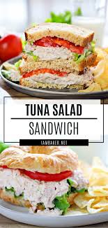 Tuna Salad Sandwich In 2020 Tuna Salad Sandwich Easy Healthy Salad Easy Salad Recipes