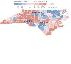 Results by state tend to trickle in in the hours immediately following poll closure. North Carolina Election Results 2008 The New York Times