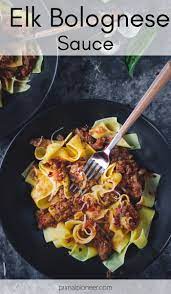 Elk Bolognese Sauce Recipe In 2020 Elk Meat Recipes Elk Recipes Bolognese Sauce
