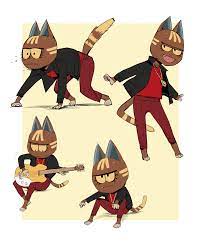 She has the play hobby. Animal Crossing Katt House Novocom Top