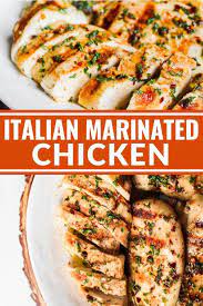 Italian Marinated Chicken Is An Easy And Super Flavorful Entree The Whole Family Will Love Recipe Grilled Chicken Recipes Italian Chicken Recipes Italian Marinated Chicken