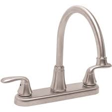 Maybe you would like to learn more about one of these? Premier Part 3577632 Premier Waterfront 2 Handle Standard Kitchen Faucet In Brushed Nickel Two Handle Kitchen Faucets Home Depot Pro