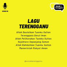 Lagu kebangsaan terengganu selamat sultan. Vocab Terengganu Home Facebook