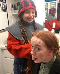 Maybe you would like to learn more about one of these? Ruby S Films Kiawentiio Tarbell And Amybeth Mcnulty On Set Of