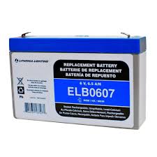 Lithonia Lighting 6 Volt 7 Amp Hours Replacement Battery For Emergency Exit Lighting Elb0607 The Home Depot