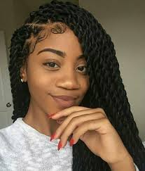 Sweeping your rope twists to one said, you already get a chic hairstyle. Rope Twist Weave Novocom Top