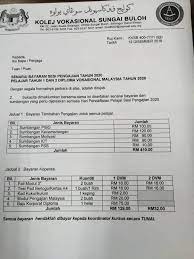 Makluman Untuk Ibu Bapa Kolej Vokasional Sungai Buloh Facebook