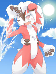 Summertime Lycanroc Cute Pokemon Pokemon Eeveelutions Pokemon Pictures
