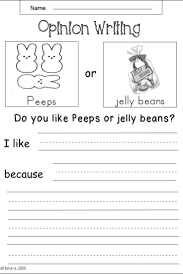 This Is A Free Early Elementary Spring Opinion Writing Worksheet It Is Best For Kindergarte Opinion Writing Kindergarten First Grade Writing 1st Grade Writing