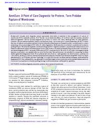 Image result for AmniSure ROM Test