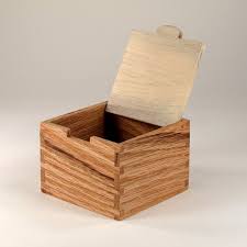 Wooden Trinket Box With White Lid Woodworking Box Wooden Boxes Trinket Boxes