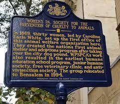 Women S Pa Society For The Prevention Of Cruelty To Animals City Dog Historical Marker Dog Pounds