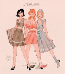 6 135 likes 54 comments 之子jii 97 jii on instagram the powerpuff girls in 40s fashion style 感謝飛天小女警的努力 話說小時候 powerpuff girls anime art girl nerd art