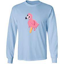 Flamingo ts and merchandise redbubble. Flamingo Merch Represent Flamingo Mrflimflam Albert Youtuber Merch Flamingo Melting Pop Hoodie T Shirt Sweatshirt Long Sleeve White Light Blue Yellow The Hollybox
