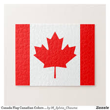 250 large pieces custom puzzle 20x28in; Canada Flag Canadian Colors Red White Maple Leaf Jigsaw Puzzle Zazzle Com Maple Leaf Canada Flag Red And White